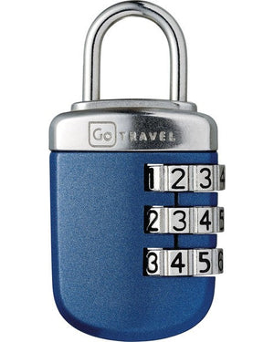 Go Travel Big Wheel combination lock 334 Blue