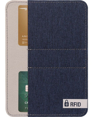 Go Travel 676 Passport Slip wallet Denim Blue