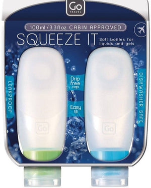 Go Travel 660 Squeezy bottles 100ml pack of 2