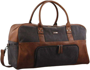 Pierre Cardin Canvas overnight duffle 2887 BLACK