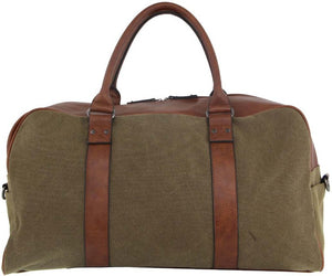 Pierre Cardin Canvas overnight duffle 2887 BROWN / KHAKI