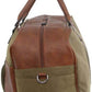 Pierre Cardin Canvas overnight duffle 2887 BROWN / KHAKI