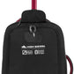 High Sierra Composite V4 wheeled duffle with backpack straps 56cm 136023 Black / Red