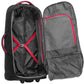 High Sierra Composite V4 wheeled duffle with backpack straps 56cm 136023 Black / Red