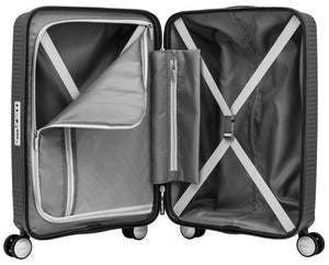 American Tourister Curio 2 expandable 4W cabin spinner 55cm BLACK