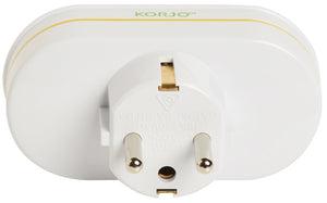 Korjo Adaptor KAEUDA Double adaptor for Europe