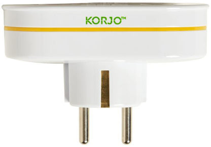 Korjo Adaptor KAEUDA Double adaptor for Europe