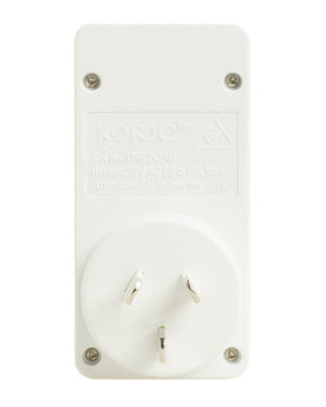 Korjo Adaptor USB 2 port and Power plug USB2X2AU Australia