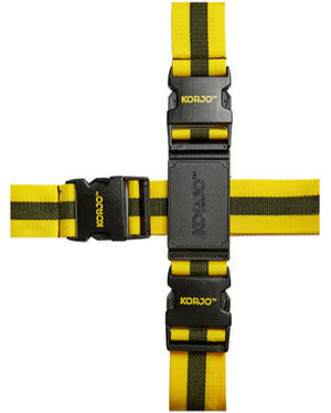 Korjo Luggage straps crossed LSX97 Assorted colours