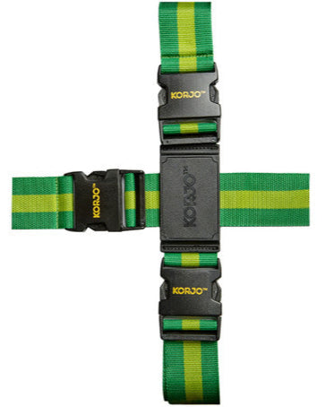 Korjo Luggage Straps Crossed LSX97 Assorted Colours