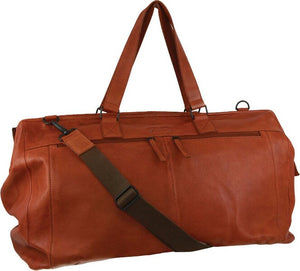 Pierre Cardin Leather overnight duffle PC3747 COGNAC