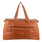 Pierre Cardin Leather overnight duffle PC3342 COGNAC