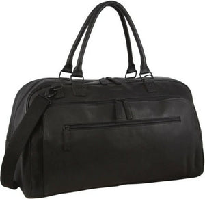 Pierre Cardin Leather overnight duffle PC3877 BLACK