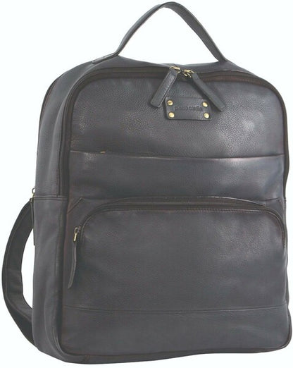 Pierre Cardin leather backpack PC2808 BLACK