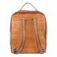 Pierre Cardin leather backpack PC2808 COGNAC