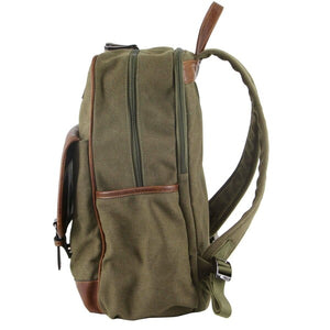 Pierre Cardin canvas backpack PC3310 BROWN