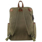 Pierre Cardin canvas backpack PC3310 BROWN