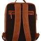 Pierre Cardin leather backpack PC3708 COGNAC