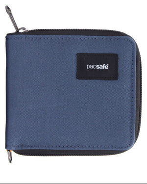 Pacsafe RFIDsafe RFID blocking Zip around wallet 11050660 Coastal Blue
