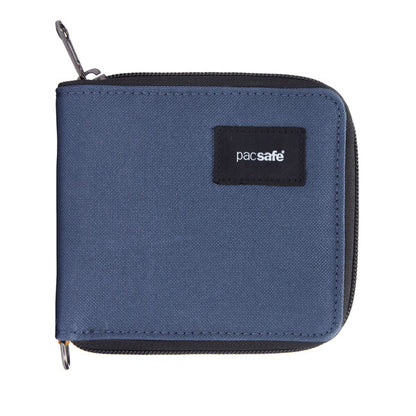 Pacsafe RFIDsafe RFID blocking Zip around wallet 11050651 Coastal Blue