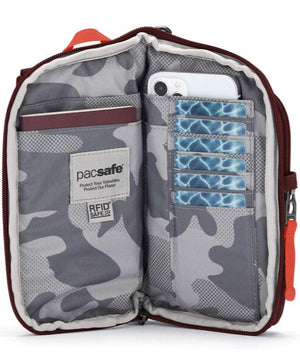 Pacsafe GO Anti-theft Tech crossbody 35175345 Garnet Red