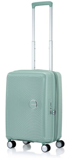 American Tourister Curio 2 expandable 4W cabin spinner 55cm URBAN GREEN