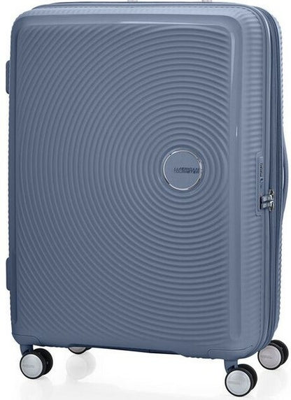 American Tourister Curio 2 expandable 4W spinner 69cm STONE BLUE