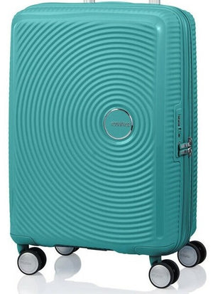 American Tourister Curio 2 expandable 4W cabin spinner 55cm JADE GREEN