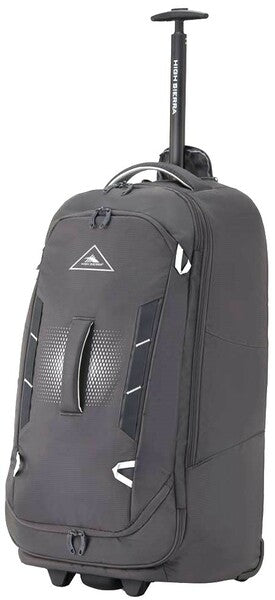 High Sierra Composite V4 wheeled duffle with backpack straps 76cm 136024 Silver / Grey