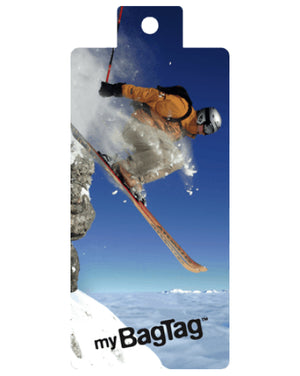 My bag tag Twin pack SKIIER