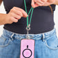Phone Lanyard Snapstrap Black