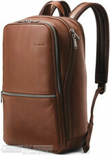 Samsonite Classic Leather backpack 126036 COGNAC