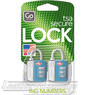 GO Travel 344 TSA twin lock set   - 1