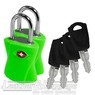 Global TSA key locks twin pack 15LKL133NG NEON GREEN 