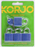 Korjo 4-pack colourful locks LLC40 BLUE