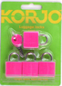 Korjo 4-pack colourful locks LLC40 PINK
