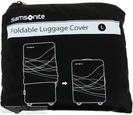 Samsonite foldable luggage cover (large) 57549 BLACK