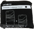 Samsonite foldable luggage cover (large) 57549 BLACK