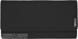 Pacsafe RFIDsafe LX200 RFID blocking clutch wallet 10750100 Black