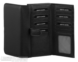 Pierre Cardin Ladies leather wallet 1976 BLACK