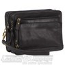 Pierre Cardin leather wrist bag PC3133 BLACK