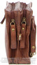 Pierre Cardin leather wrist bag PC3133 CHOCOLATE - 1