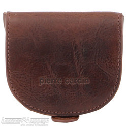 Pierre Cardin Coin tray purse Leather 10315 COGNAC