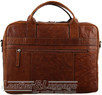 Pierre Cardin Leather briefcase PC2797 CHESTNUT - 1