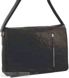 Pierre Cardin Leather messenger bag PC2798 BLACK