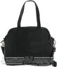 Gabee Michella Leather 3 compartment handbag LW62711 Black 