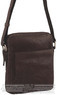 Pierre Cardin Leather shoulder bag PC2795 BROWN