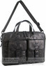 Pierre Cardin leather business laptop bag PC3391 BLACK - 1