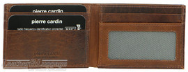 Pierre Cardin Leather wallet micro PC1160 COGNAC