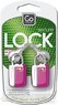 Go Travel 339 TSA Mini padlocks with key Twin pack  Assorted colours